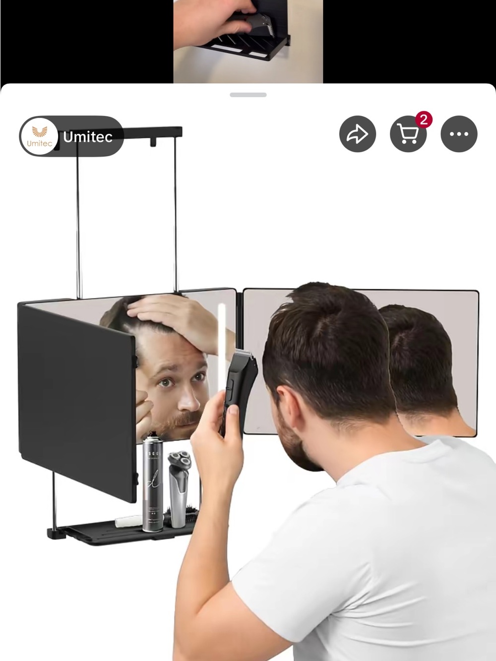 3-Way Adjustable Makeup Mirror - Picture 11 of 15